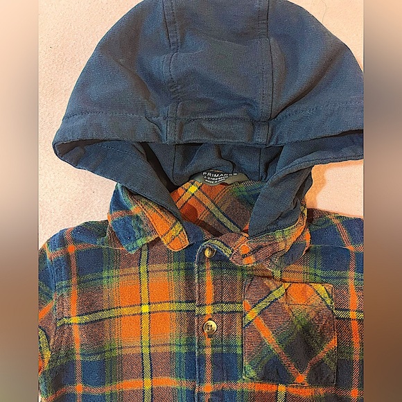 BUNDLE OF 5 Primark Toddler Boys Long Sleeve Shirts & Hoodie Size 2-3 - Picture 2 of 10